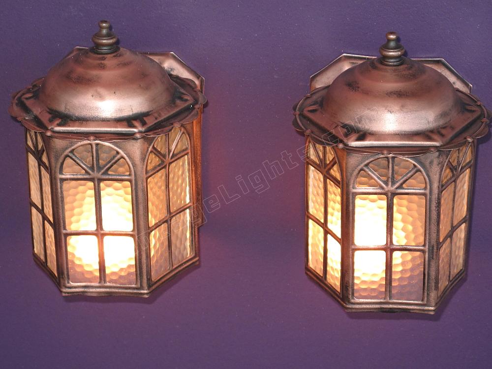 copper vintage porch lights antique porch lighting fixtures