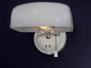 Vintage 30s Kitchen Bath Antique Wall Light with Swan Shade