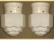 Single Only Petite Milk Glass Ceiling Fixture