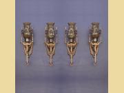 4+ Bronze Vintage Tudor wall Sconces Up to 5 Singles Available Priced per Pair