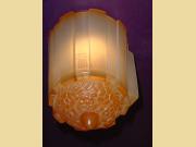 Antique Slip Shade for Vintage Light Fixture. Hangs up or down. 