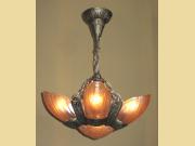 Lincoln 6 Shade Deco Fixture 1920s