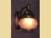 Cast Iron Pot Belly Porch Light c.1920. 2 available priced each