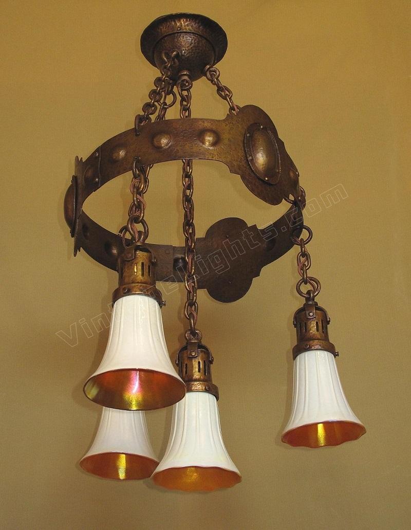 Vintage craftsman light fixtures clearance