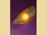 Antique Vintage Slip Shade for Lighting Fixture Original Amber Color1j