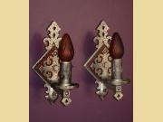 20s -30s Spanish Revival Style Single Bulb Wall Fixtures 5 avilable Priced per pair