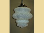 Mammoth Art Deco Ice Blue Fixture