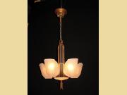 1930s Mid Century 7 Bulb Chandelier