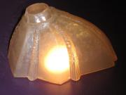 Vintage Original Slip Shade with Glue Chip Finish