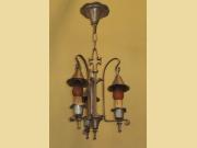 Tudor Gothic Storybook 3 Light Ceiling fixture